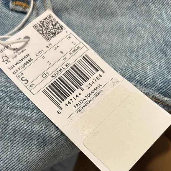 Mango Maxi Denim Skirt, new with tags - Picture 5 of 6